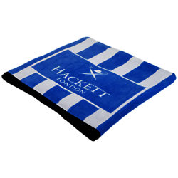Hackett London Stripe Towel, Blue